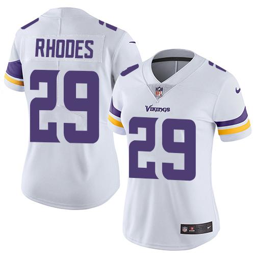 Women 2019 Minnesota Vikings #29 Rhodes white Nike Vapor Untouchable Limited NFL Jersey